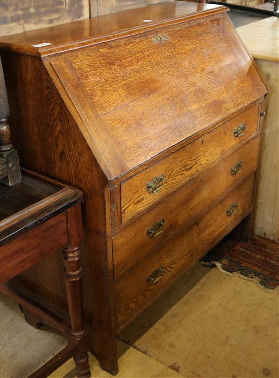 Oak bureau